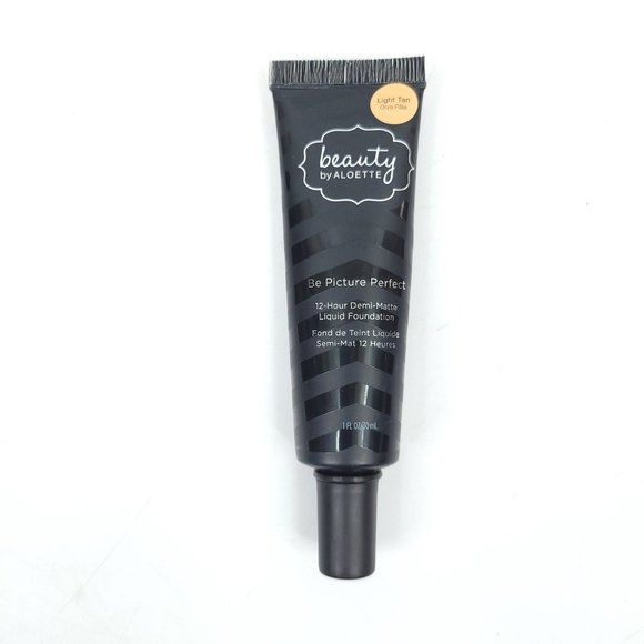 Beauty by Aloette Liquid Foundation READ Light Tan Picture Perfect Demi Matte - Picture 1 of 4